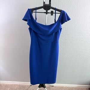 BECCA Strapless Royal Blue Dress